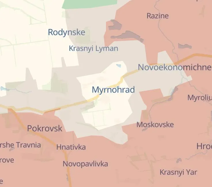 Mirnograd ends up in a “grey zone” — DeepState