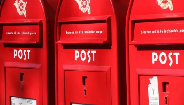 Пошта Данії припинить доставку паперових листів із 30 грудня