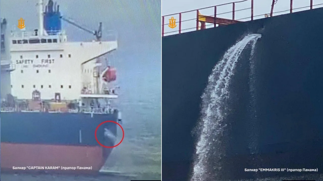 Дрони РФ атакували два цивільні судна в Україні під прапорами Панами