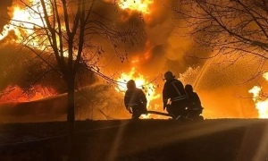 У Києві чути вибухи, працює ППО