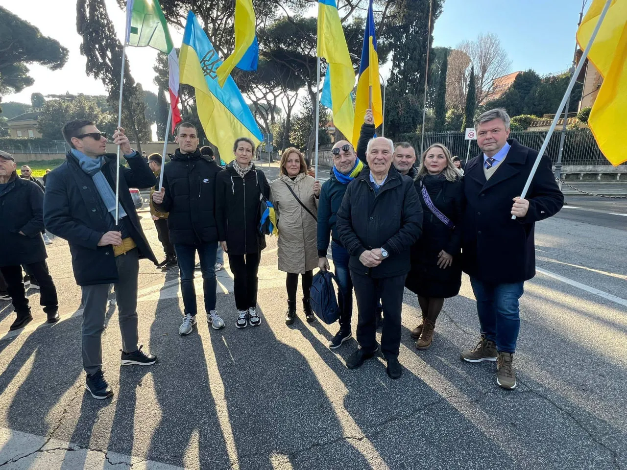 В Італії українці долучилися до ходи на підтримку іранського народу