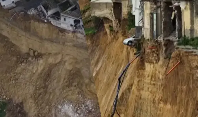 Шторм "Гаррі" на Сицилії спричинив масштабний зсув узбережжя (відео)