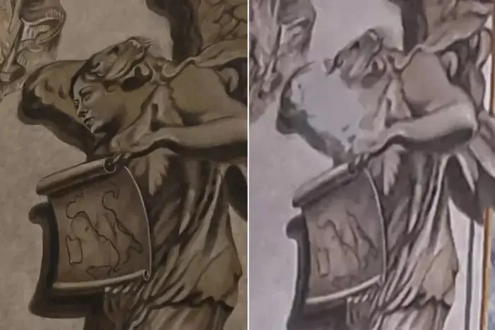 У Римі зафарбували фреску через схожість янгола з Мелоні