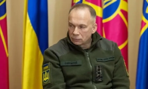 Syrskyi reports on the length of the front line at the beginning of February