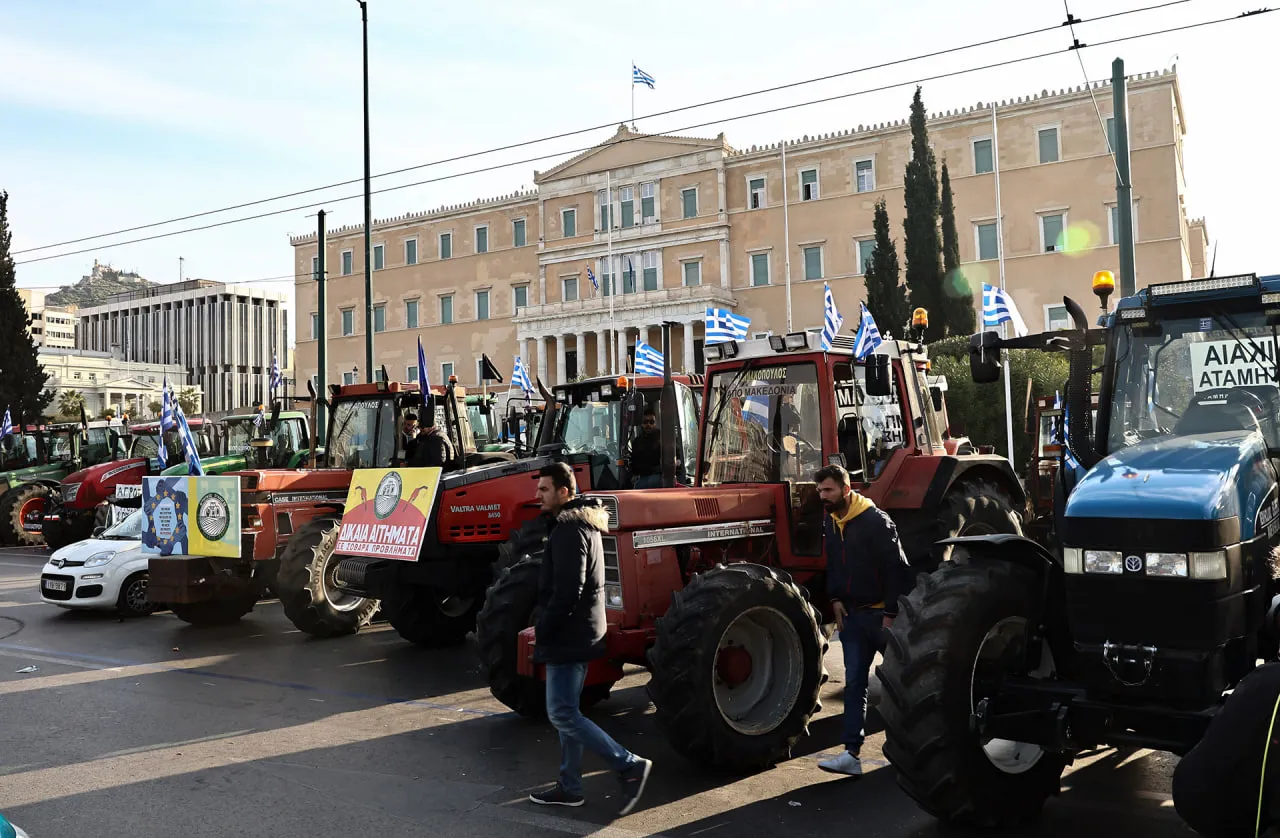 Фермери Греції виходять на протест у Афінах
