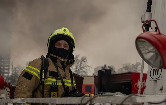 Запоріжжя в диму після обстрілу росіян