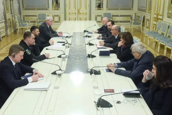 Зеленський зустрівся зі спікером Сейму Польщі