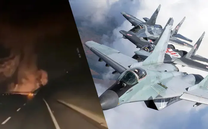 У Туреччині F-16 впав на жваве шосе, пілот загинув (відео)