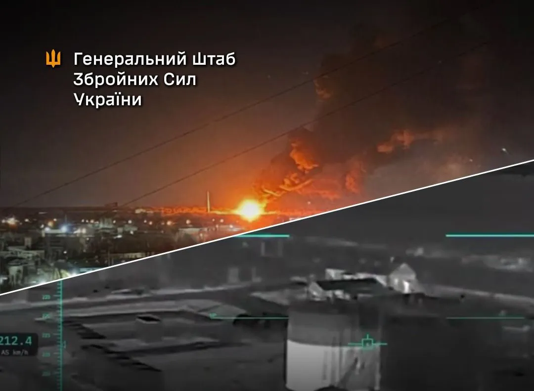 Сили оборони України уразили нафтобазу та логістичні об’єкти противника