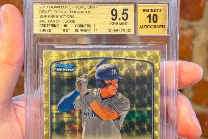 Картка бейсболіста Аарона Джаджа продана на аукціоні за рекордну суму