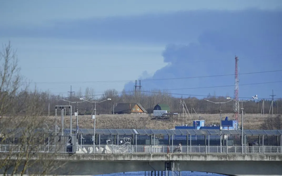 В Естонії оцінили загрозу від диму з порту Усть-Луга