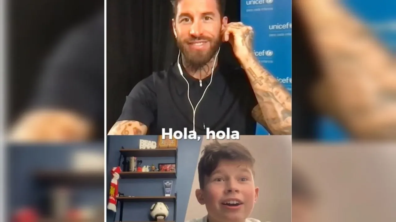 Серхіо Рамос підтримав юного футболіста з Києва дзвінком (відео)