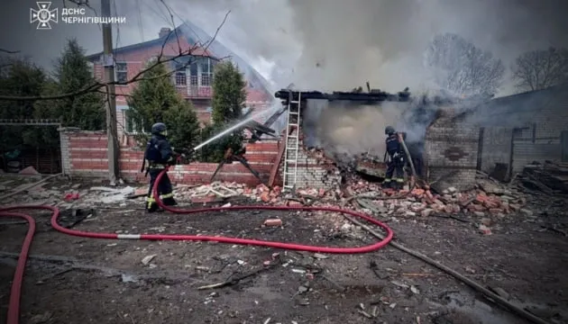 РФ 32 рази обстріляла Чернігівщину за добу