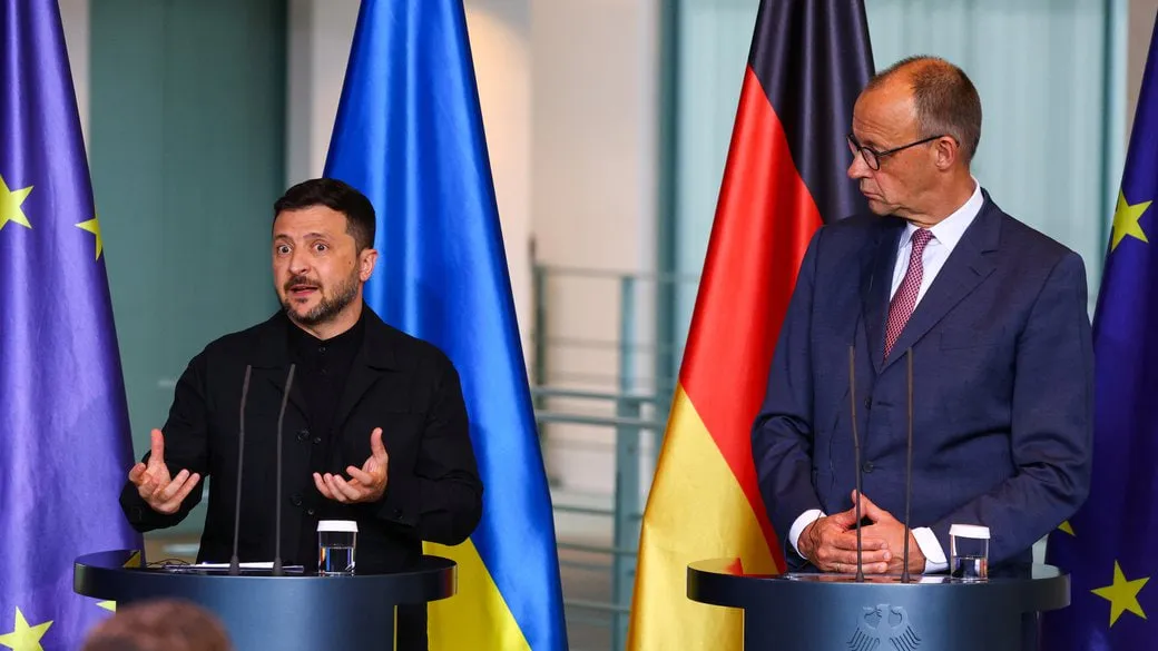 Мерц у Берліні проведе зустріч із Зеленським