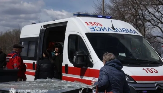 Four people were killed in a rocket strike in Dnipro