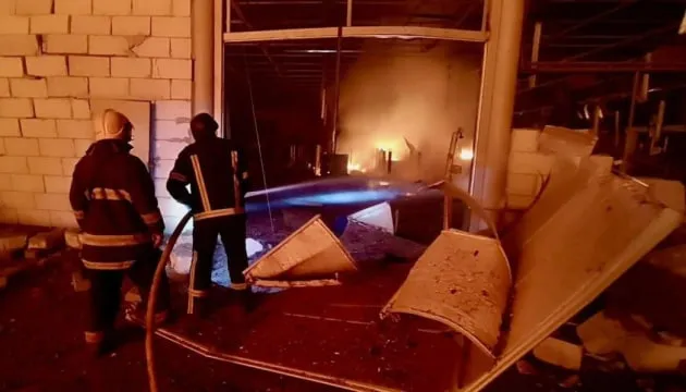 Після російської атаки на Київщині зайнялося підприємство