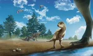 У Південній Кореї знайшли рештки пухнастого дитинчати динозавра