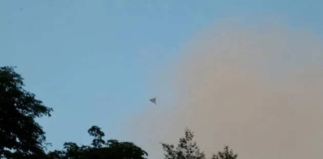 In Kharkiv, a Russian drone struck the roof of a high-rise building