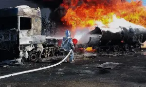 Во время ночной вражеской атаки Силы ПВО сбили 34 ракеты и сотню дронов