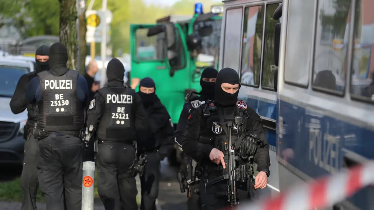 German authorities are investigating the death of a police officer during training exercises