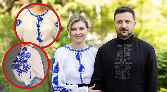Елена Зеленская продемонстрировала дизайнерскую вышиванку