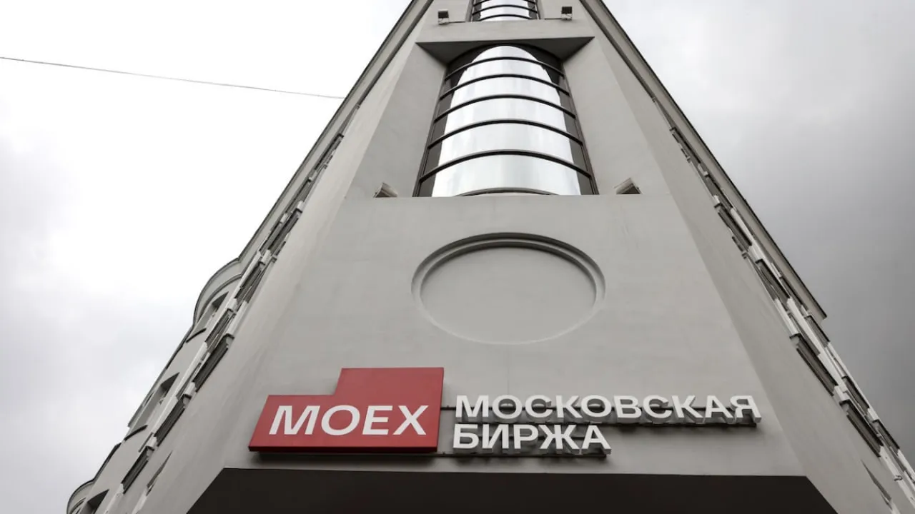 The Russian stock market plummeted following reports of strikes on Kyiv