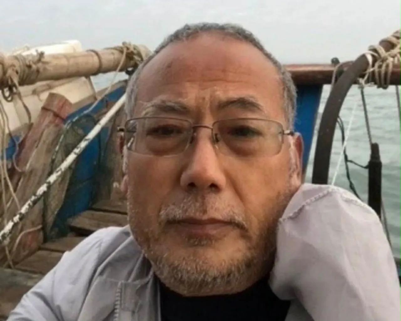 A Chinese dissident reached South Korea in a rubber boat