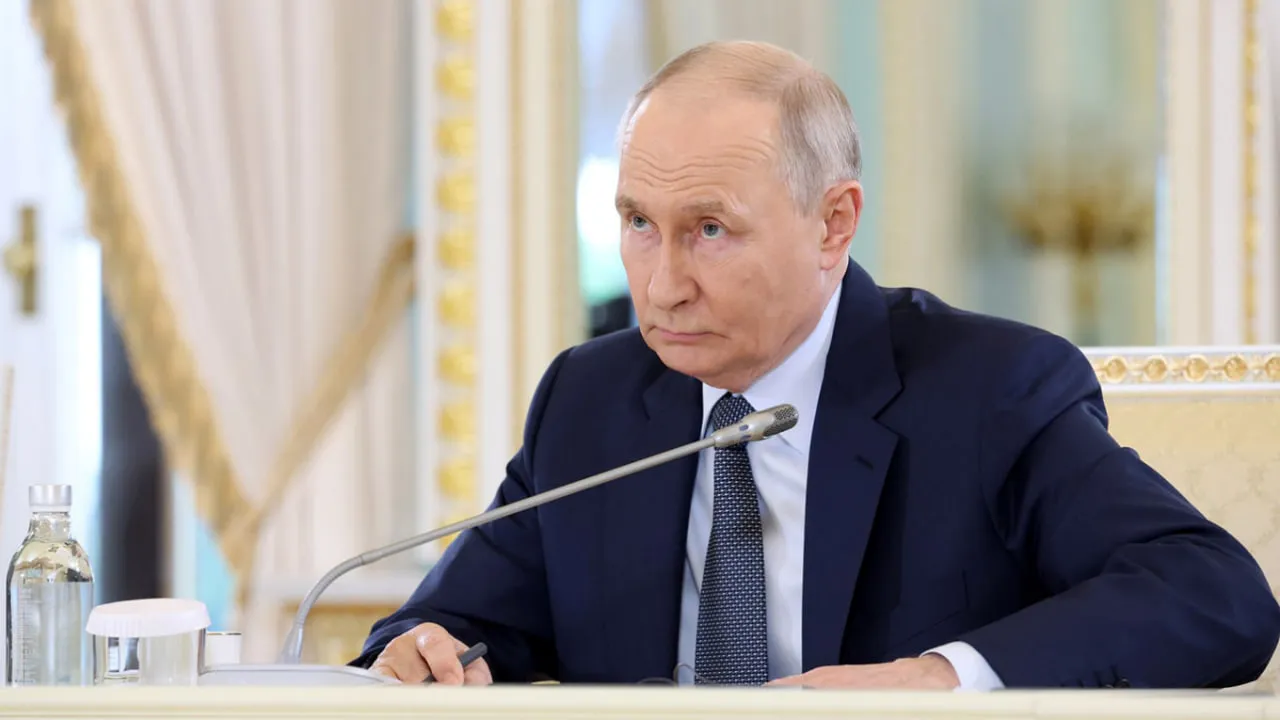 Putin credited the Russian military with seizing territories larger than the area of Ukraine