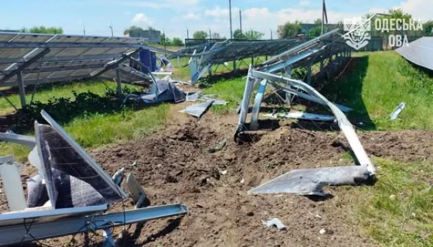 РФ завдала ракетного удару по сонячній електростанції на Одещині