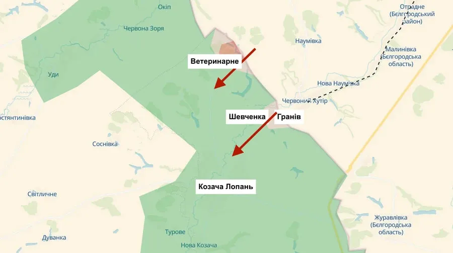 Russian sabotage groups are infiltrating Kozacha Lopana in the Kharkiv region
