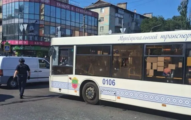 Russia attacked public transportation in Zaporizhzhia