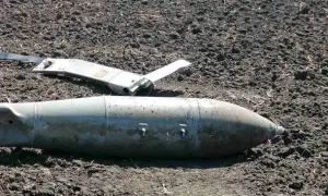 The police have released photos showing the aftermath of the nighttime attack on Kyiv