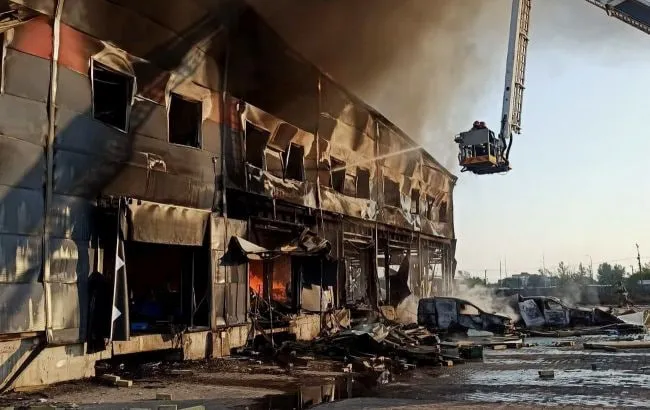Nova Poshta reported on the aftermath of the strike on the terminal in Kryvyi Rih