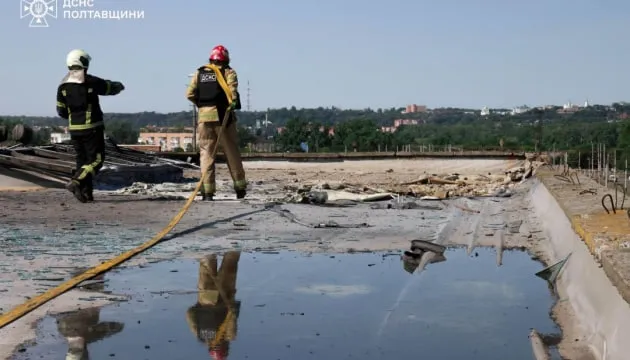 Росія вдарила по залізничній інфраструктурі на Полтавщині