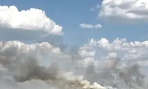 A woman was killed and 34 people were injured in a massive Russian attack on Kyiv