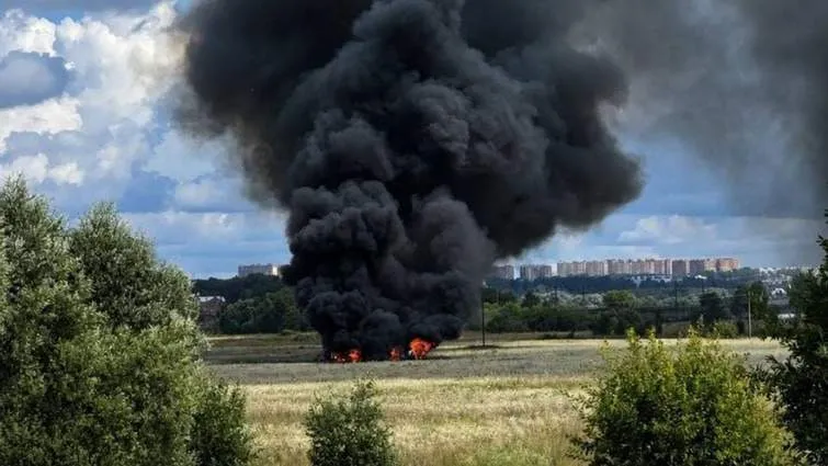 У Підмосков’ї розбився новітній російський винищувач Су-57