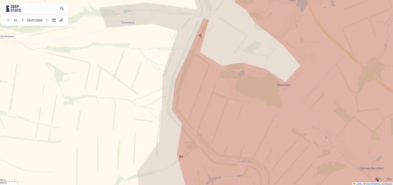 Russian forces have advanced in the Donetsk region; DeepState has updated its map