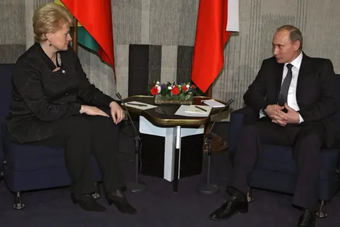 Бывшая лидер Литвы раскрыла подробности первой встречи с Путиным