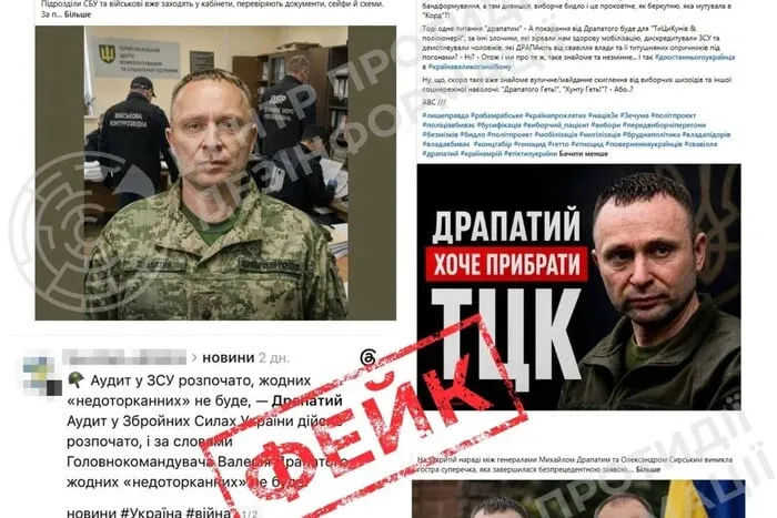 Russia has launched a disinformation campaign against Mykhailo Drapaty – CPD