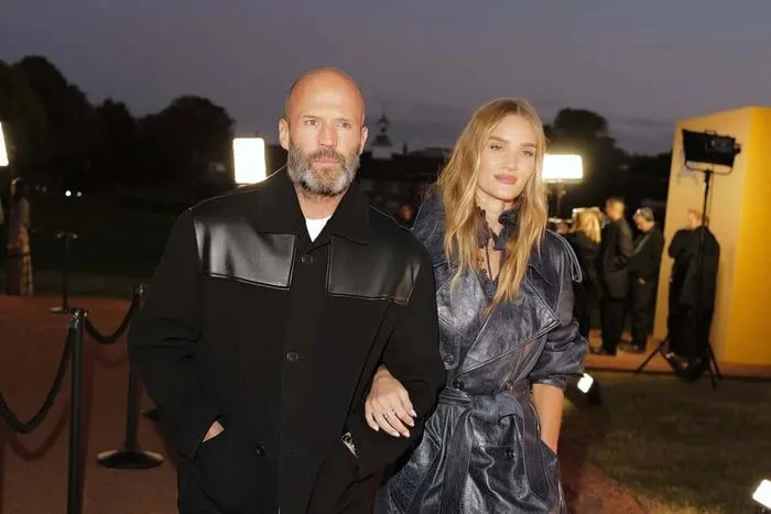Jason Statham's girlfriend has been caught up in a scandal over an advertisement for a Russian brand