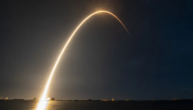 A piece of a SpaceX rocket crashed into the Moon at breakneck speed