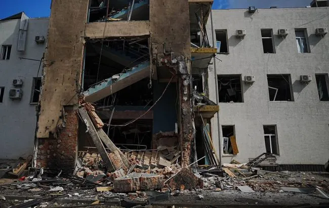 Photo: A Russian drone struck a TV station in Kyiv during a live broadcast
