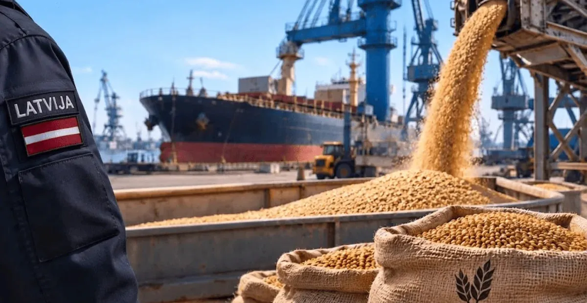 Latvia will verify the origin of Russian grain during its transit through the Baltic states