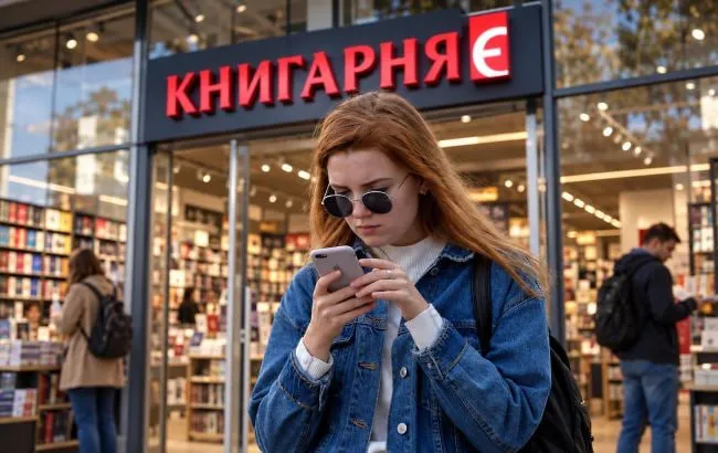 Российский обстрел Киева повредил сети книжного магазина «Е»