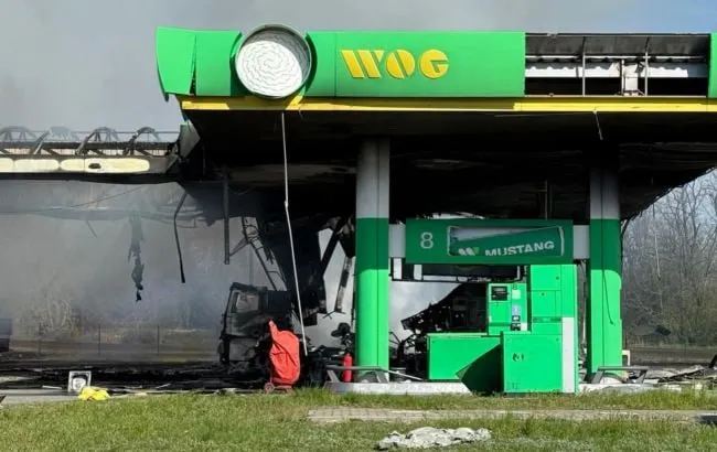 Two WOG oil depots were the targets of deliberate Russian attacks
