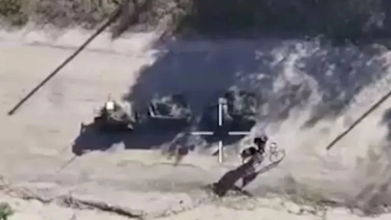 In the Sumy region, a woman on a bicycle helped soldiers evacuate a blown-up IED