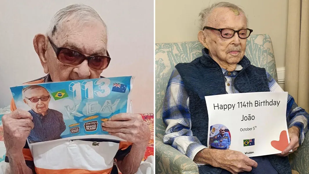The world's oldest man is celebrating his 114th birthday