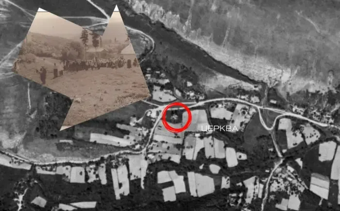 Photo: A church that was flooded 45 years ago has reemerged from the water in the Khmelnytskyi region