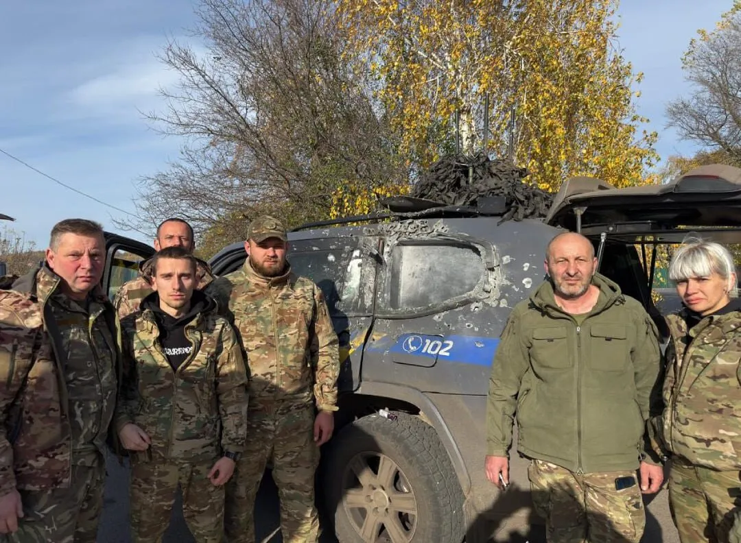 Russians launched a drone attack on police officers who were evacuating people in the Kharkiv region