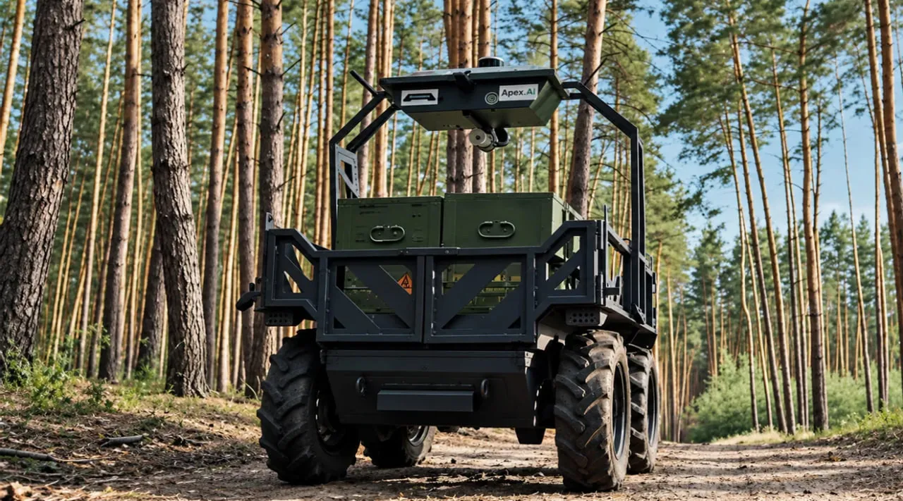 A Ukrainian ground drone carried out its first combat mission under AI control